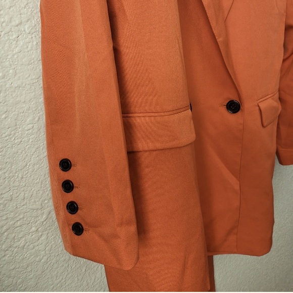 Mural Women’s Double Breasted Trench Blazer - Picture 6 of 9